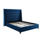 Koah Navy Velvet Bed in King