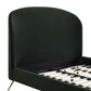 Vivi Forest Green Velvet Bed in Queen
