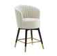 Liana Cream Velvet Swivel Stool by Inspire Me! Home Decor