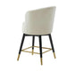 Liana Cream Velvet Swivel Stool by Inspire Me! Home Decor