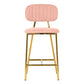 Ariana Blush Counter Stool (Set of 2)