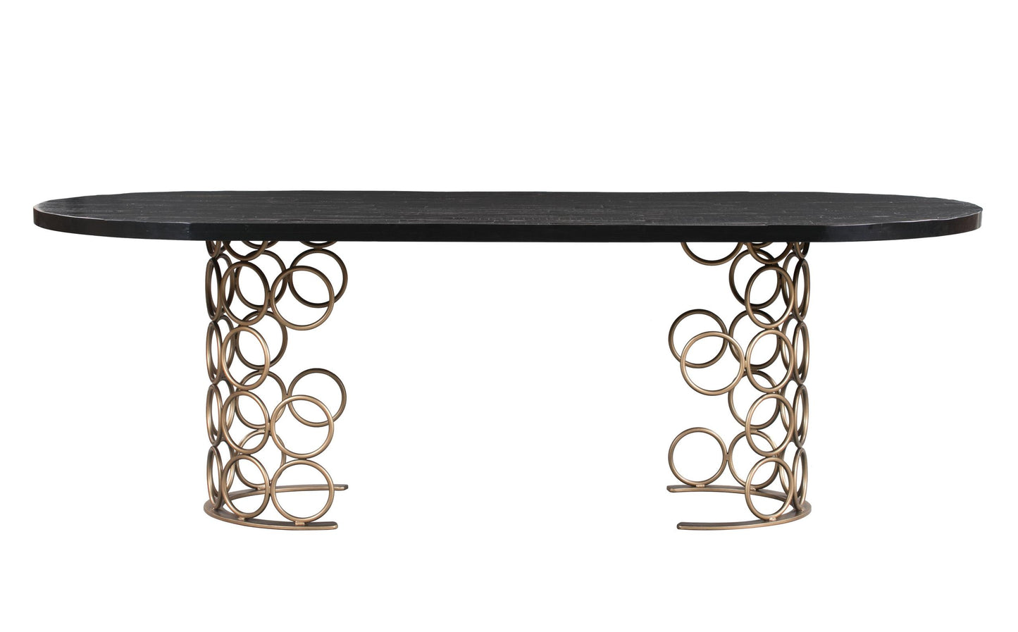Valentina Brass Dining Table
