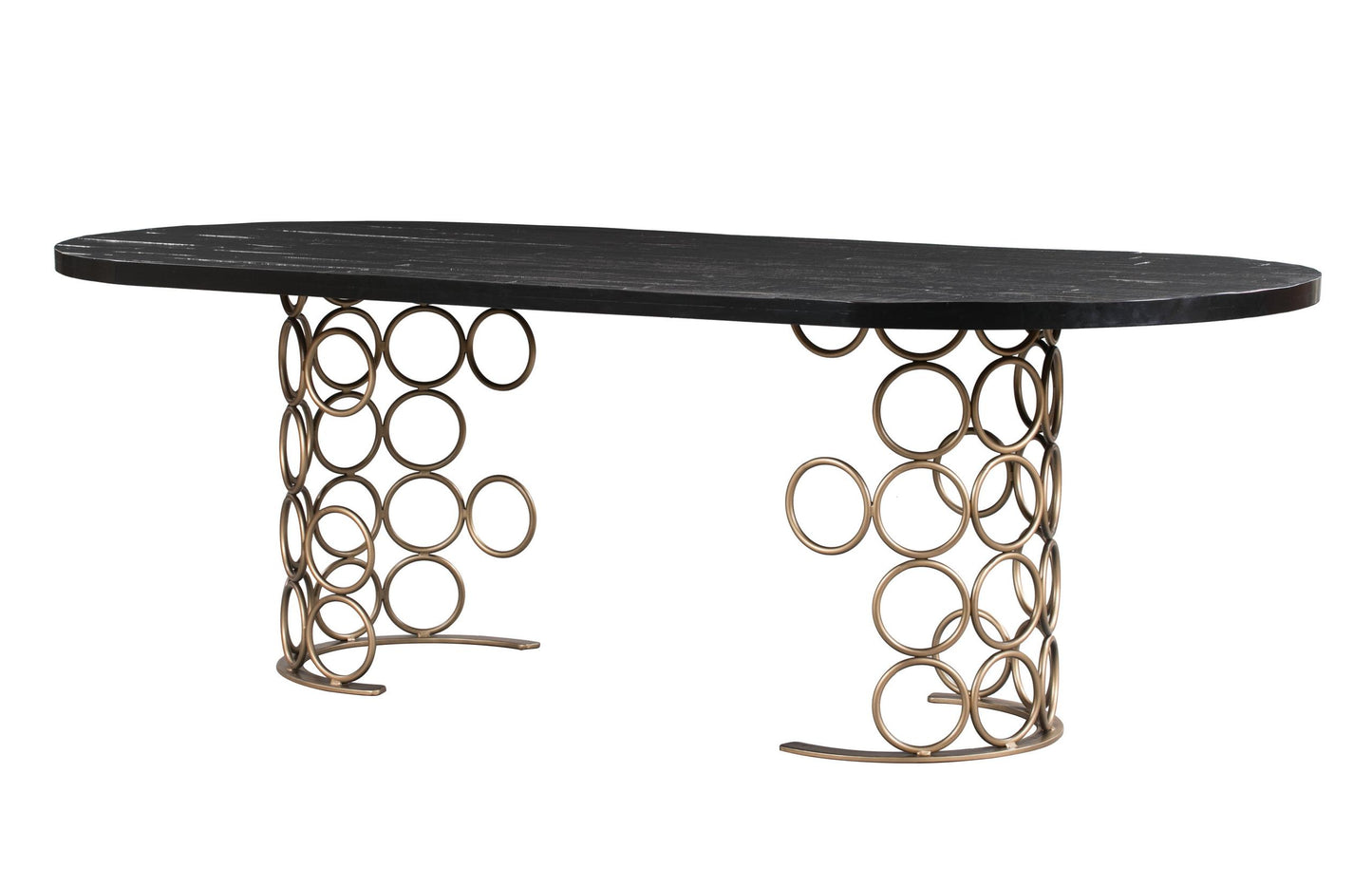 Valentina Brass Dining Table