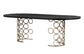 Valentina Brass Dining Table