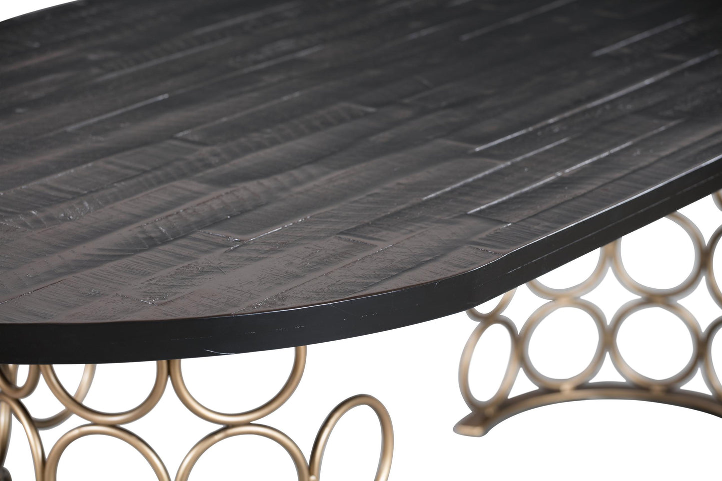 Valentina Brass Dining Table