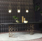 Valentina Brass Dining Table