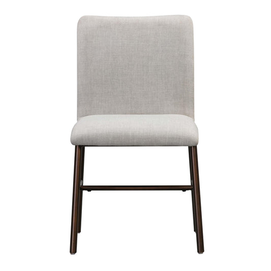 Bushwick Taupe Upholstered Dining Chair (Set of 2)