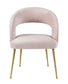 Rocco Blush Velvet Dining Chair