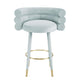 Betty Mint Green Velvet Barstool