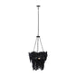 Porto Black Beaded Chandelier