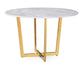 Maxim White Marble Dining Table