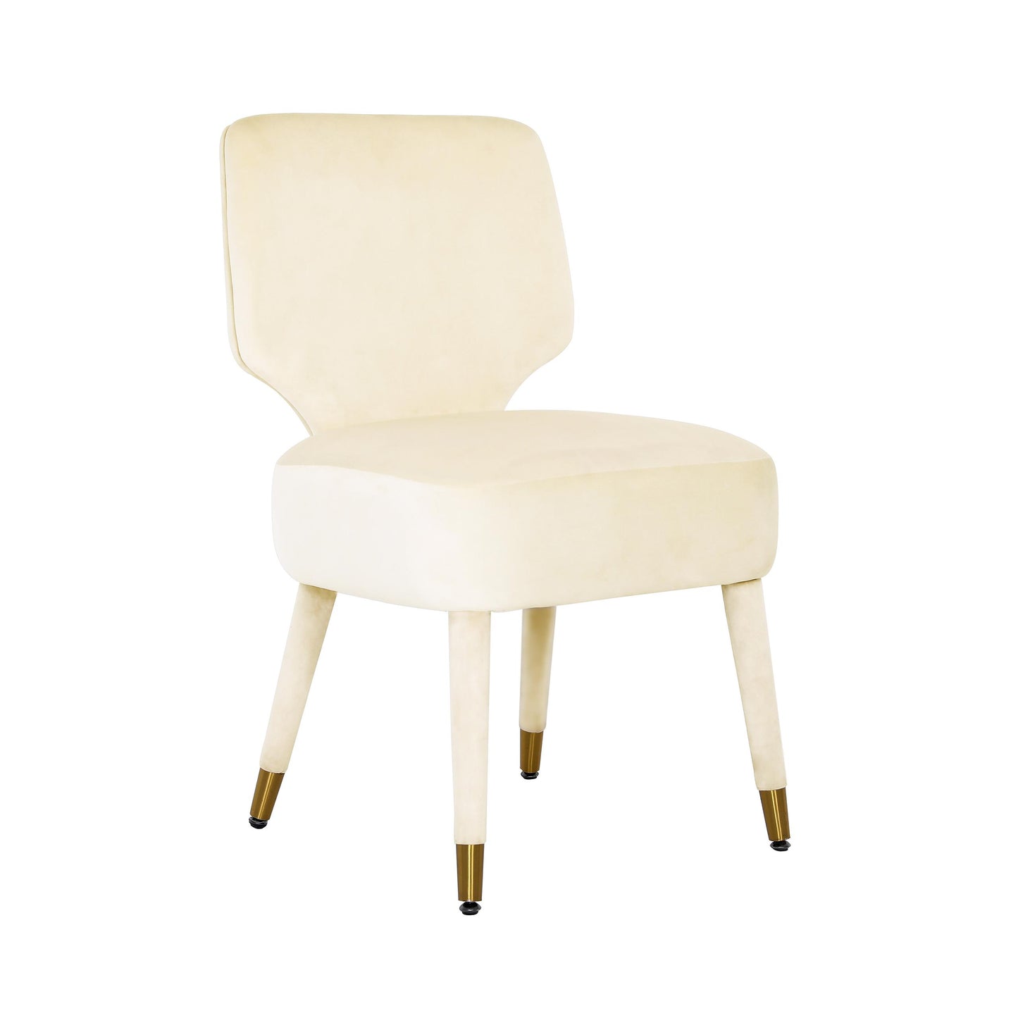Athena Cream Velvet Dining Chair by Inspire Me! Home Decor