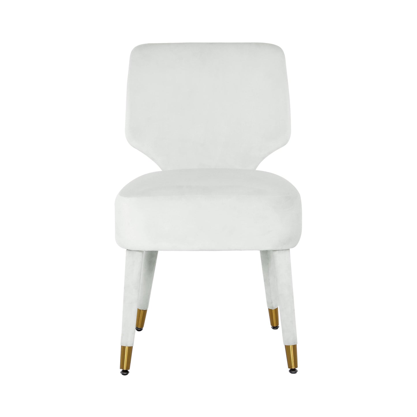 Athena Light Grey Velvet Dining Chair by Inspire Me! Home Decor