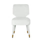 Athena Light Grey Velvet Dining Chair by Inspire Me! Home Decor