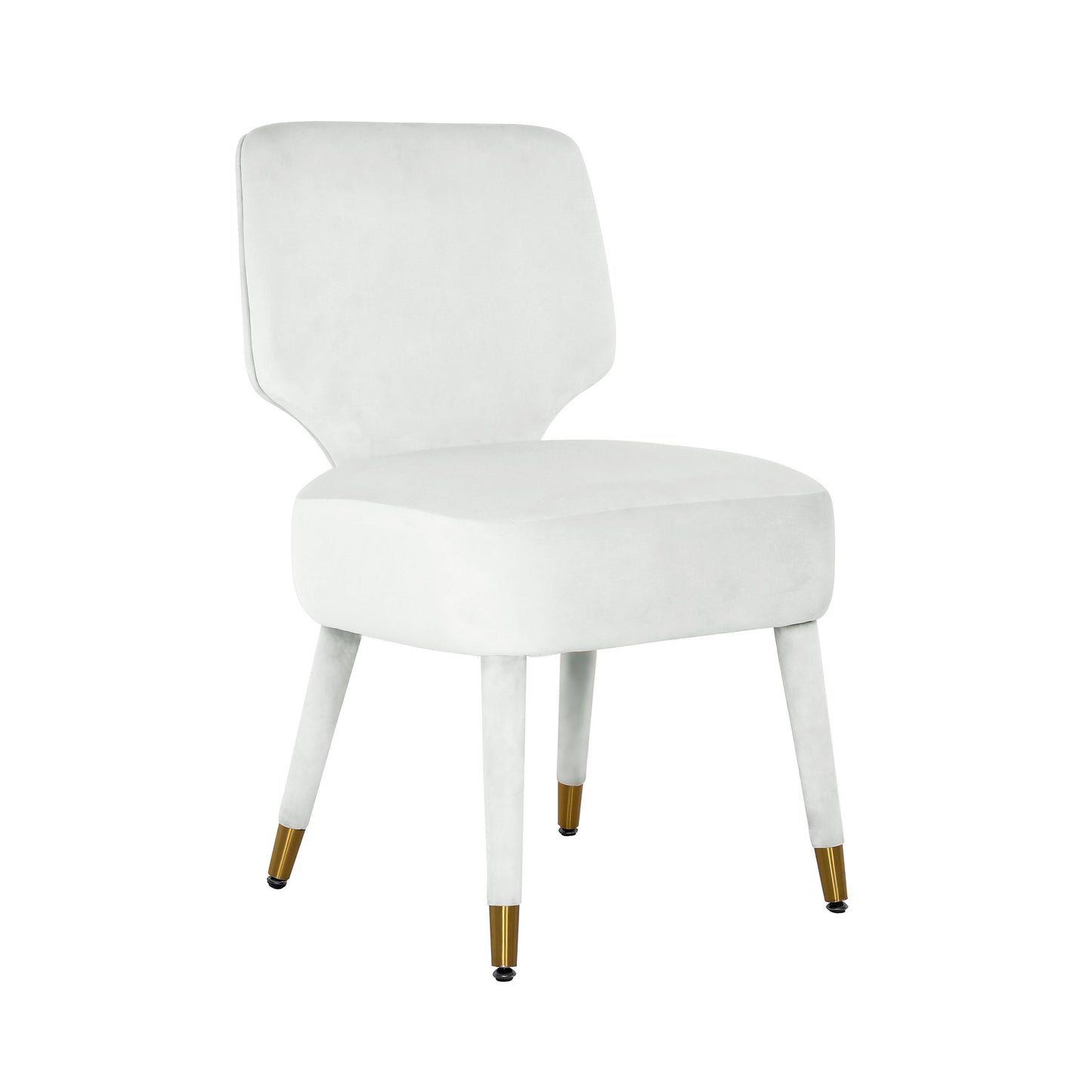 Athena Light Grey Velvet Dining Chair by Inspire Me! Home Decor