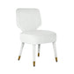 Athena Light Grey Velvet Dining Chair by Inspire Me! Home Decor