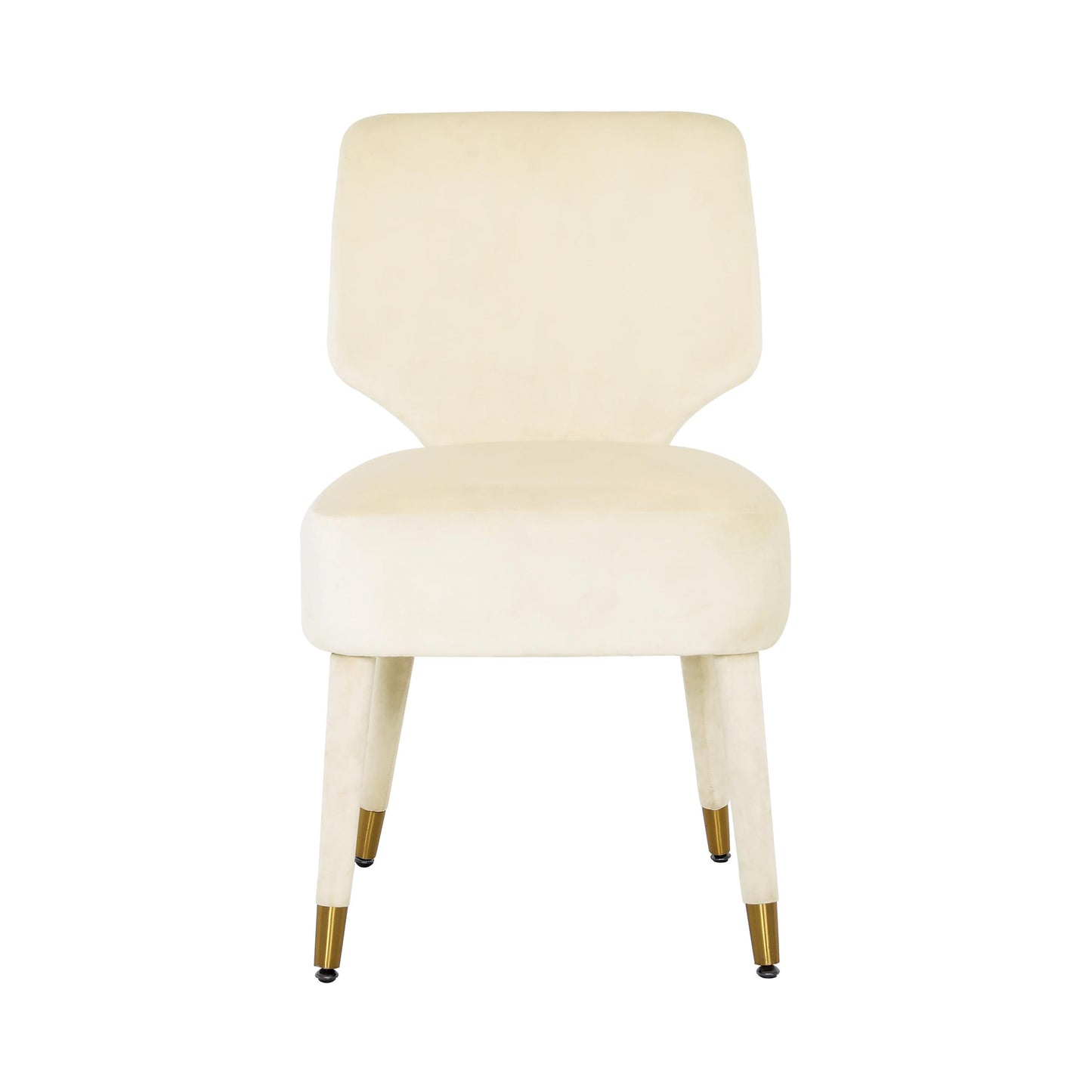 Athena Cream Velvet Dining Chair by Inspire Me! Home Decor