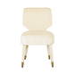 Athena Cream Velvet Dining Chair by Inspire Me! Home Decor
