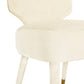 Athena Cream Velvet Dining Chair by Inspire Me! Home Decor