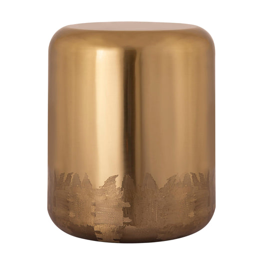 Zoe Gold Side Table/Stool by Inspire Me! Home Decor