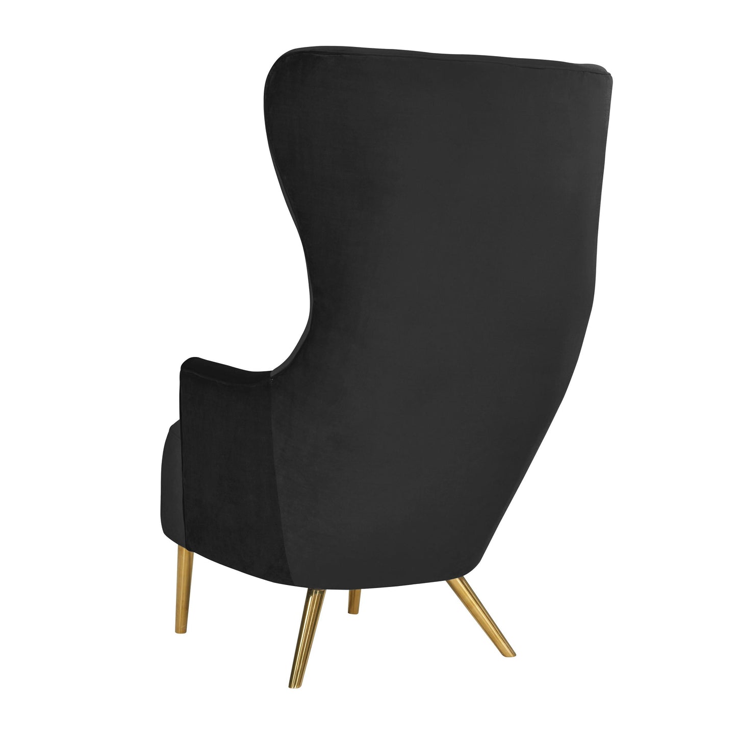 Julia Black Wingback Chair by Inspire Me! Home Decor