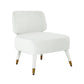 Athena Light Grey Velvet Accent Chair by Inspire Me! Home Decor