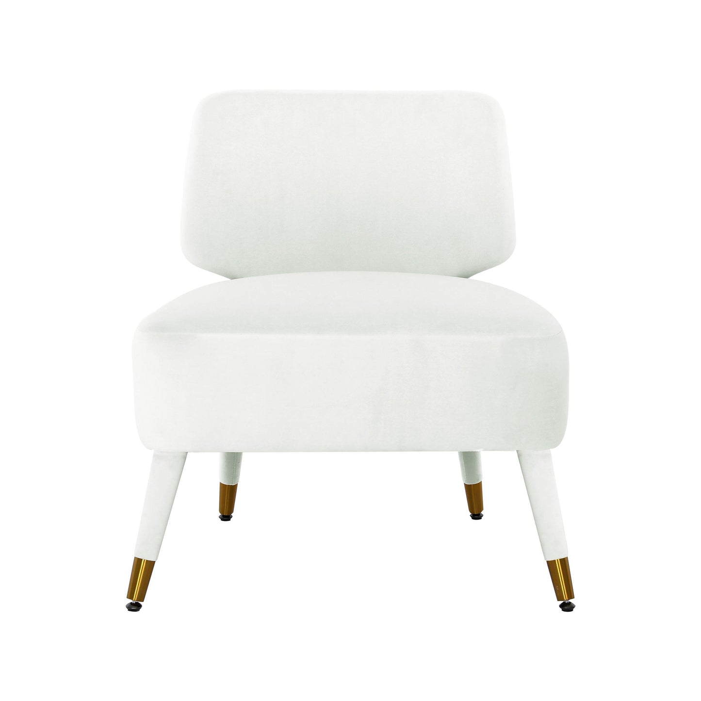 Athena Light Grey Velvet Accent Chair by Inspire Me! Home Decor
