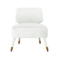 Athena Light Grey Velvet Accent Chair by Inspire Me! Home Decor