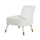 Athena Light Grey Velvet Accent Chair by Inspire Me! Home Decor