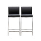 Parma Black Steel Counter Stool (Set of 2)