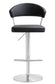 Cosmo Black Steel Adjustable Barstool