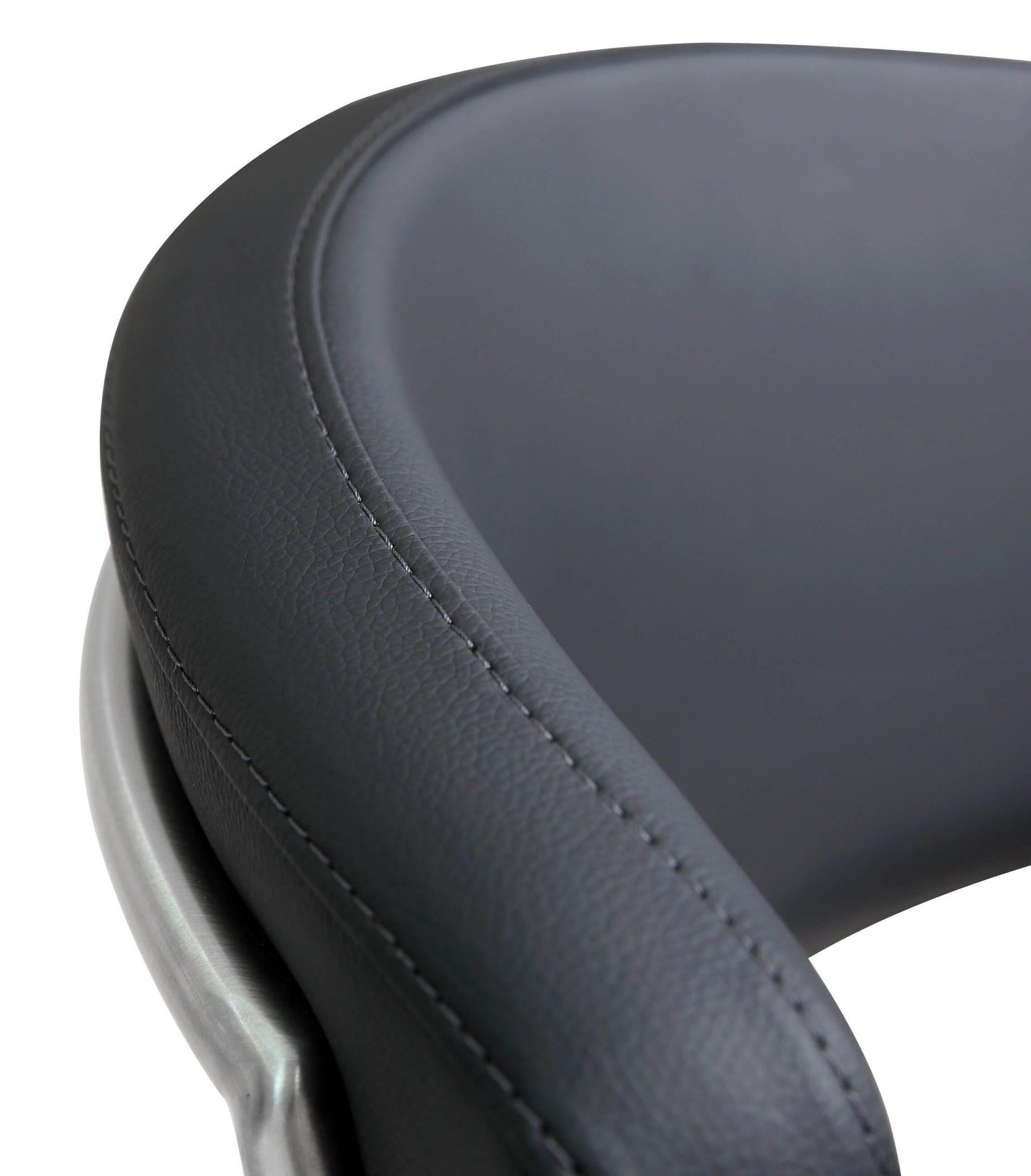 Cosmo Black Steel Adjustable Barstool