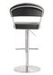 Cosmo Grey Steel Adjustable Barstool
