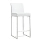 Denmark White Steel Counter Stool (Set of 2)