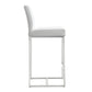 Denmark White Steel Counter Stool (Set of 2)