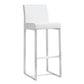 Denmark White Steel Barstool (Set of 2)
