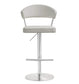Cosmo Light Grey Steel Adjustable Barstool