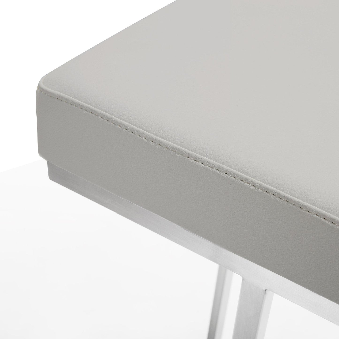 Ferrara Light Grey Steel Barstool (Set of 2)