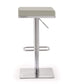 Bari Light Grey Stainless Steel Barstool