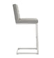 Helsinki Light Grey Steel Barstool (Set of 2)