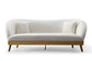 Chloe Cream Velvet Sofa