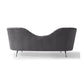 Eva Grey Velvet Sofa