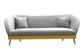 Chloe Grey Velvet Sofa