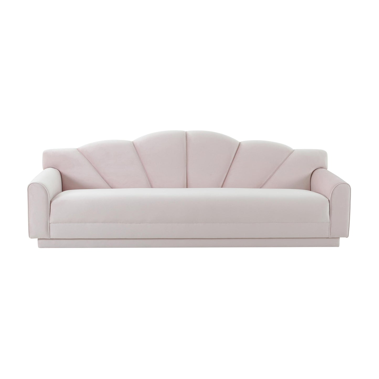 Bianca Blush Velvet Sofa