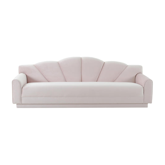 Bianca Blush Velvet Sofa