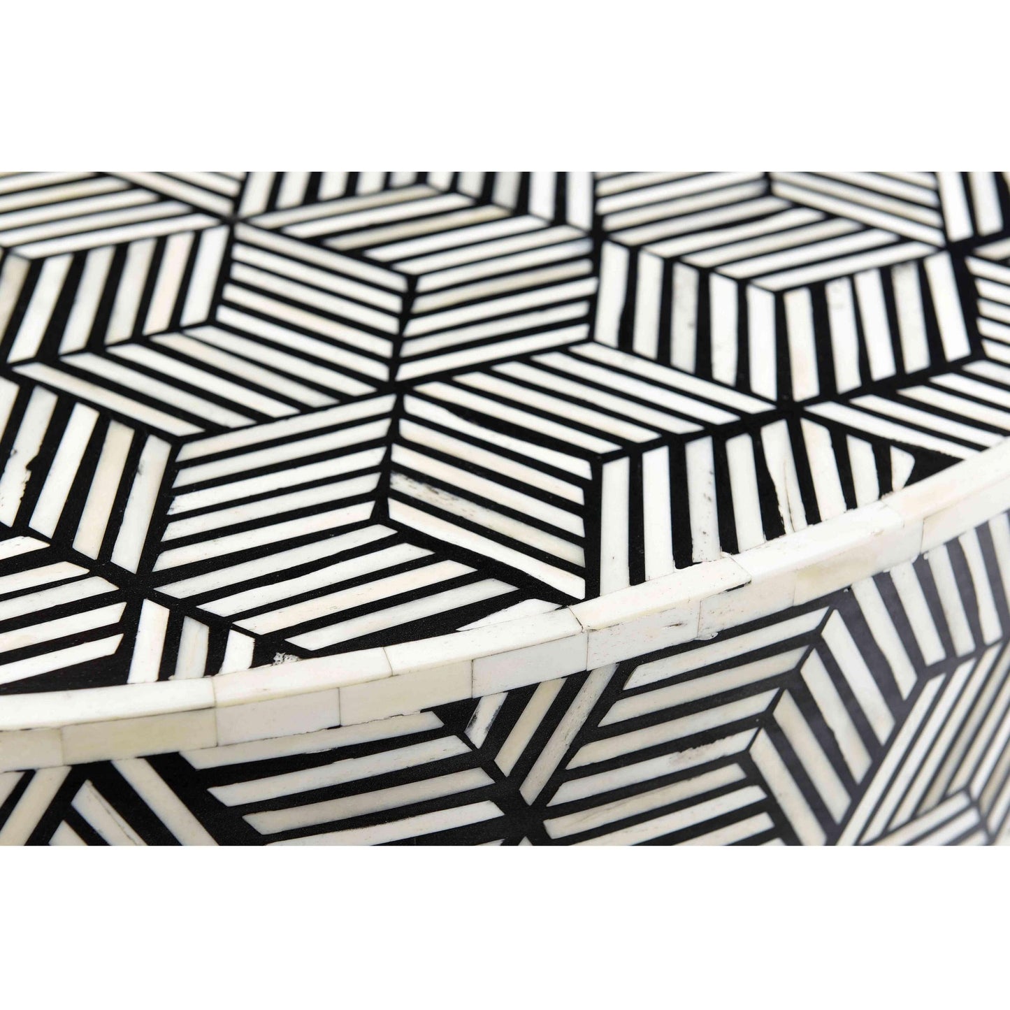 Bone Inlay Cocktail Table