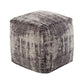 Chenille Cotton Jacquard Pouf