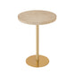Fiona Gold Stone Side Table