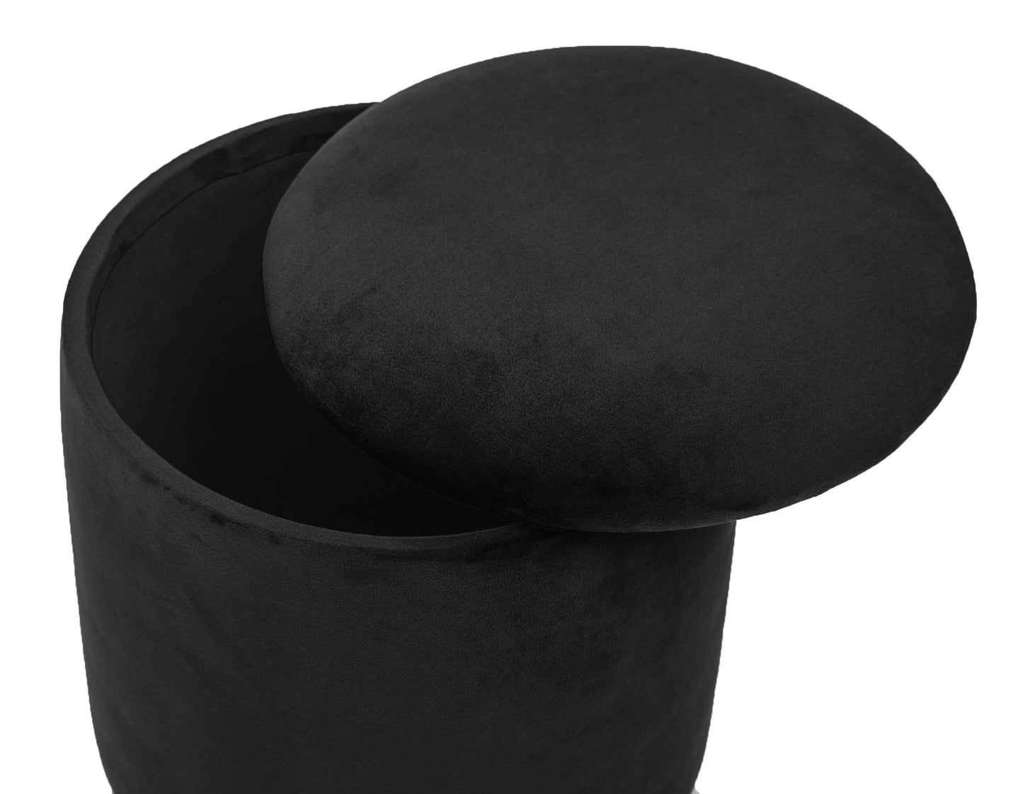 Pri Black Storage Ottoman