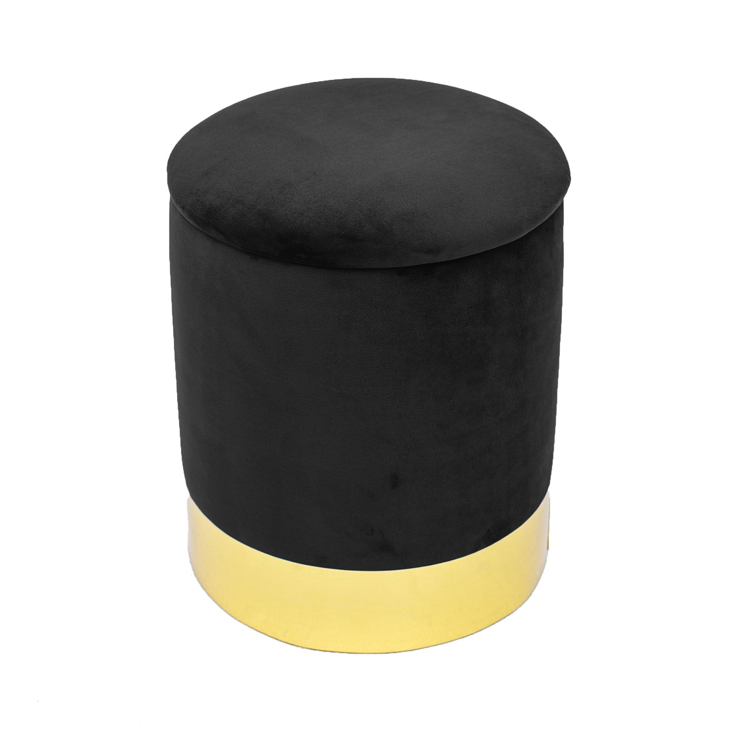 Pri Black Storage Ottoman